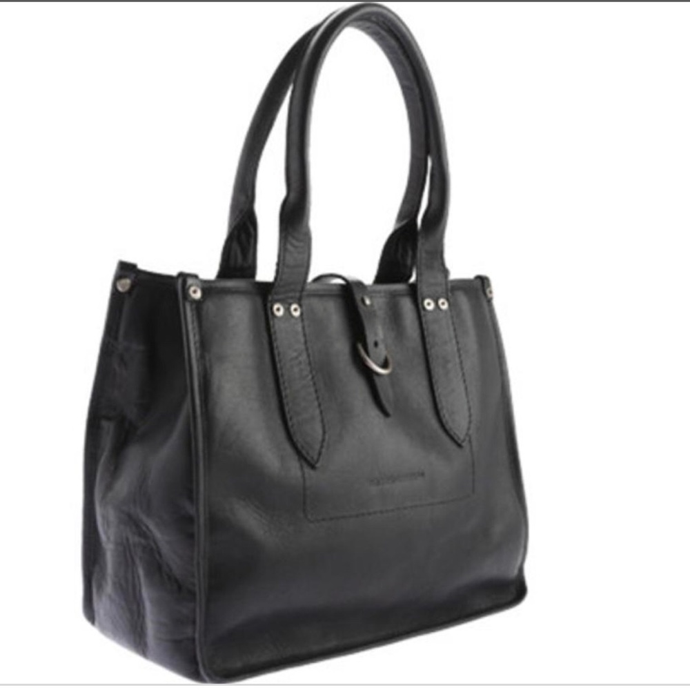 Leather tote